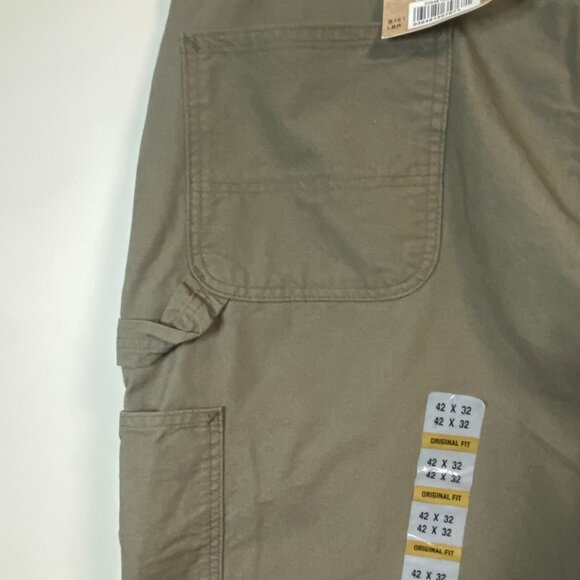 Carhartt Men's Loose Original Dungaree Fit Canvas Work Pants 42 X 32 NWT - Picture 9 of 10
